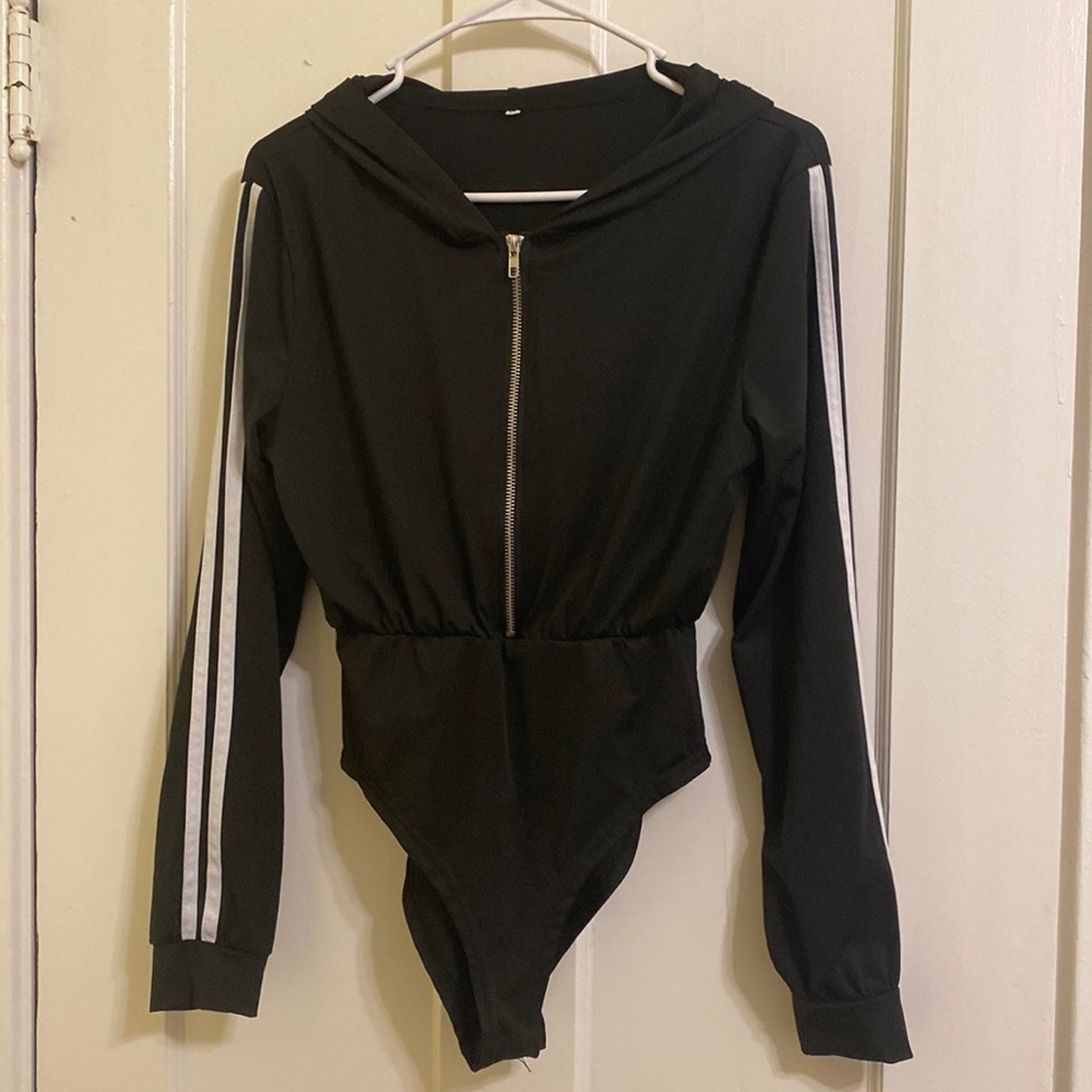Half zip Body Suit